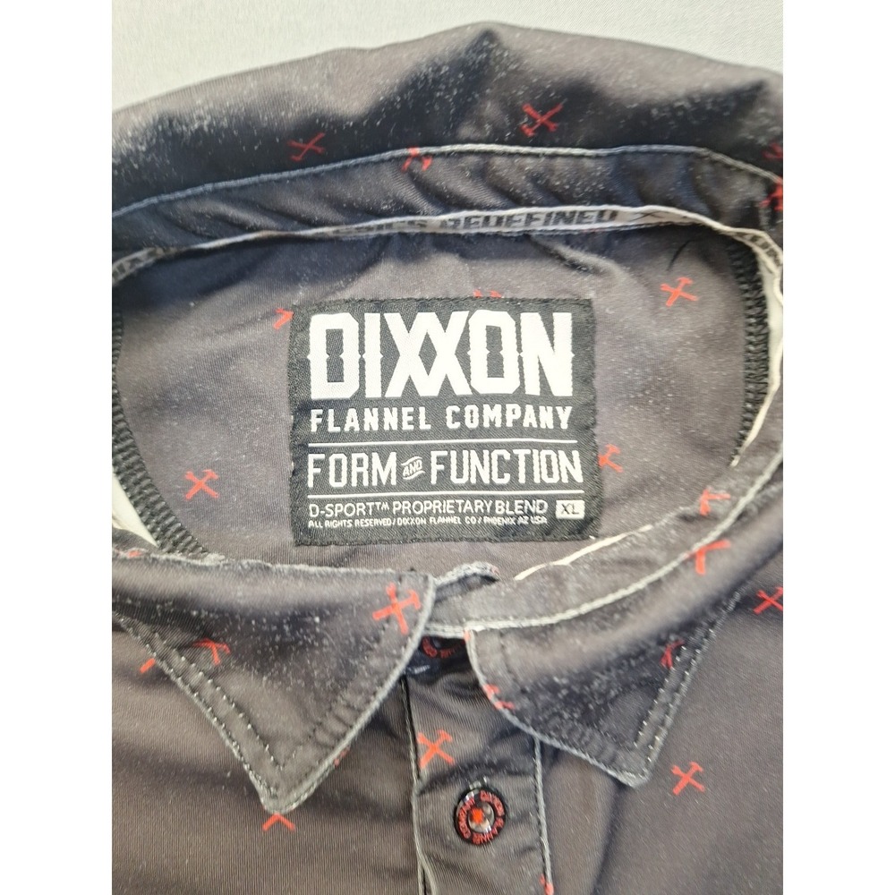 Dixxon Flannel Company Form and Function All Over Print Mens Large D-Sport Polo - Picture 5 of 12